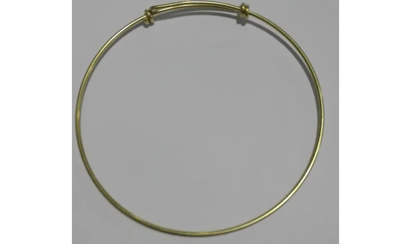Pulsera regulable Latón / Bases de Pulseras de Latón / Zamak