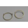 Aro 13mm con arandelas Oro Mate / Cuentas Metálicas de Latón / Zamak