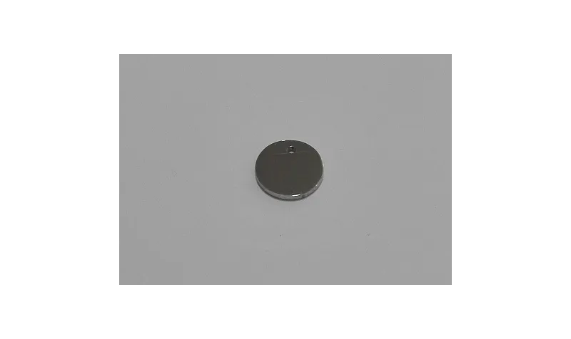 Chapita Acero Inox. 8mm diámetro Plateado / Cuentas Metálicas de Acero Inoxidable