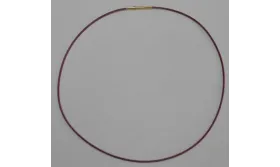 Collar acero espiral 1,4mm*42cms gr / Bases de Collares de Latón / Zamak