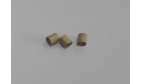 Tubito hueco 4mm oro mate / Cuentas Metálicas de Latón / Zamak