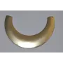 Collar media Luna 100*65mm oro mate / Bases de Collares de Latón / Zamak