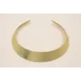 Collar Lámina 23mm ancho oro mate / Bases de Collares de Latón / Zamak
