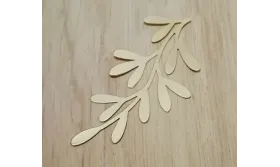 Pieza Rama Lámina Plana 43*24mm Oro Mate / Cuentas Metálicas de Latón / Zamak