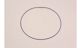 Collar acero espiral 1,4mm*42cms Mo / Bases de Collares de Latón / Zamak