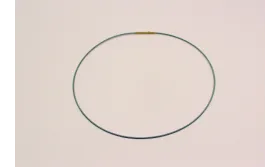 Collar acero espiral 1,4mm*42cms Gr / Bases de Collares de Latón / Zamak