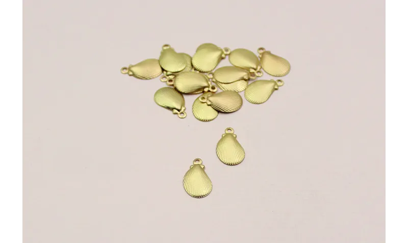 Cogante Concha mejillón 11*8mm Oro Mate Cogante Concha mejillón 11*8mm Oro Mate