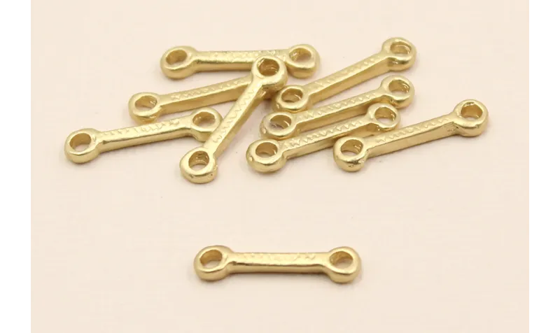 Entrelieza listón 17*3*mm dorado Mate