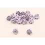 Flor de 7mm con anilla de 4mm interior  Lila / Cuentas Metálicas de Latón / Zamak