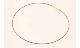 Collar acero espiral 1,4mm*42cms / Bases de Collares de Latón / Zamak