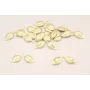 Pieza Dos Hojas Concavas Dorado Mate 32*15mm / Cuentas Metálicas de Latón / Zamak