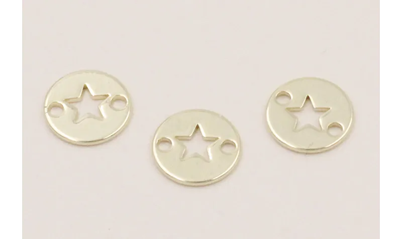 Cuenta Acero chapa acero de 10mm estrella Oro