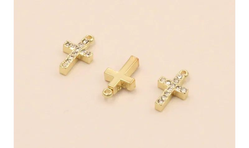 Stainless Steel: Cruz Acero 12*6mm  / Bases de Pulseras de Acero Inoxidable