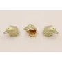 Cuenta Cabeza Aguila 10*15*10mm Dorado Mate / Cuentas Metálicas de Latón / Zamak