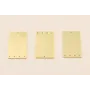 Pieza Rectangulo de 25*15mm Dorado / Cuentas Metálicas de Latón / Zamak