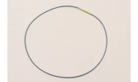 Collar acero espiral 1,4mm*42cms Az / Bases de Collares de Latón / Zamak