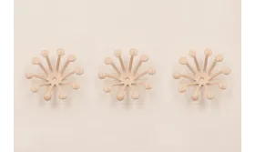 Casquilla Sol 18mm Esmalte Rosa / Cuentas Metálicas de Latón / Zamak