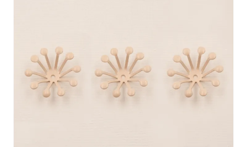 Casquilla Sol 18mm Esmalte Rosa / Cuentas Metálicas de Latón / Zamak