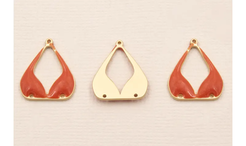 Pieza Sujetador Biquini O.Mate 15*18mm Coral