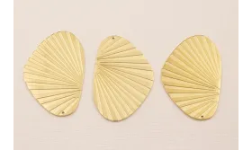 Cuenta Ala Mariposa 40*25mm Acero Inoxidable Oro / Cuentas Metálicas de Acero Inoxidable