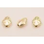 Cuenta Pepita transversal 13*10*4mm Oro / Cuentas Metálicas de Latón / Zamak