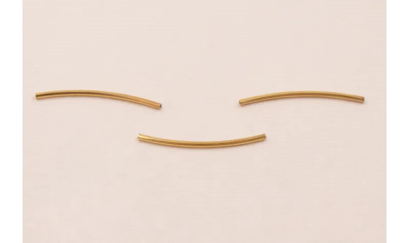 Tubo curvado Stailess Steel 316L 26*1mm ext Dorado