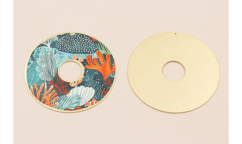 Disco 60mm  Oro Mate Mar y Corales