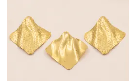 Pieza Irregular Manta Raya 35*35mm / Cuentas Metálicas de Latón / Zamak