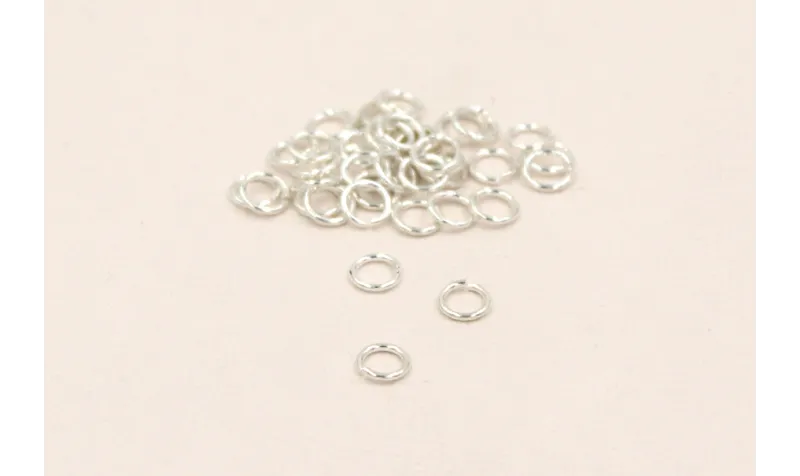 ARANDELA RED. 4mm diámetro * 0,8. PLATEADA / Arandelas de Latón / Zamak