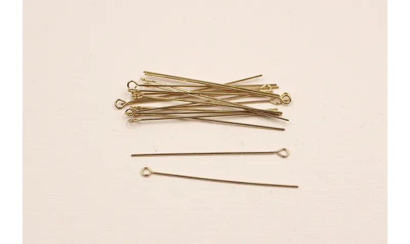 ALFILER ARANDELA 7*500 DORADO / Alfileres de Latón / Zamak