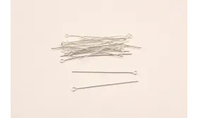 ALFILER ARANDELA (GANCHO) 7*500 PLATEADO / Alfileres de Latón / Zamak