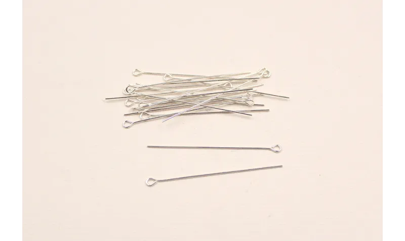 ALFILER ARANDELA (GANCHO) 7*500 PLATEADO / Alfileres de Latón / Zamak