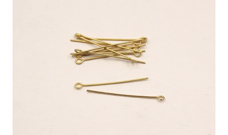 ALFILER ARANDELA GANCHO 7*300 DORADO MATE ALFILER ARANDELA GANCHO 7*300 DORADO MATE