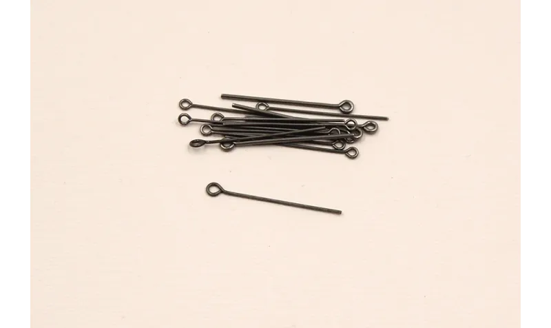 ALFILER ARANDELA (GANCHO) 7*300 Plata Vieja / Alfileres de Latón / Zamak