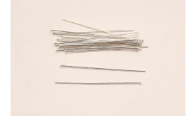 ALFILER TAPONADO PLATEADO 42MM (HILO 0,6) / Alfileres de Latón / Zamak