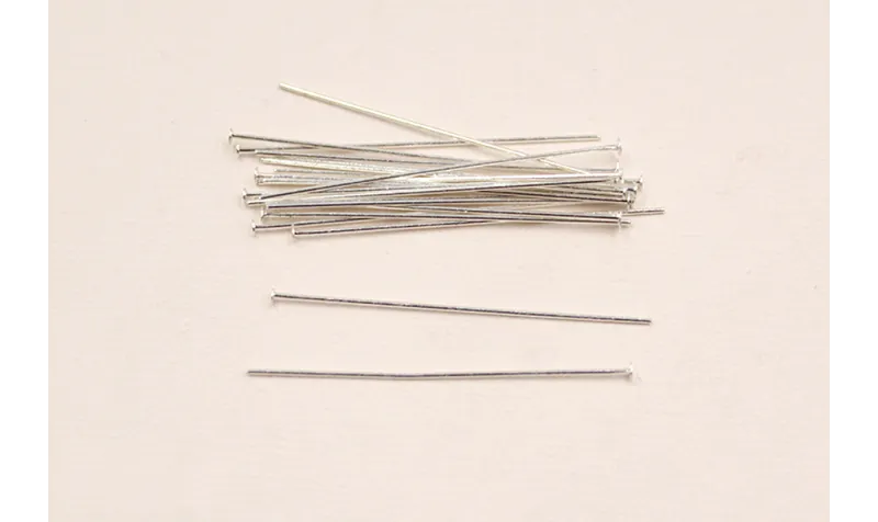 ALFILER TAPONADO PLATEADO 42MM (HILO 0,6) / Alfileres de Latón / Zamak