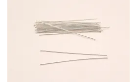 ALFILER TAPONADO 62MM PLATEADO (HILO 0,6) / Alfileres de Latón / Zamak