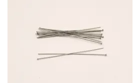 ALFILER TAPONADO 62MM PLATA VIEJA (HILO 0,6) / Alfileres de Latón / Zamak