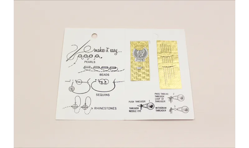 Juego de agujas Miyuki / Alfileres de Latón / Zamak