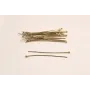Alfiler 0,6*40mm cabeza Bola de 2mm Oro / Alfileres de Latón / Zamak