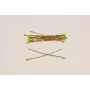 Alfiler cabeza esmaltada 2mm*40mm verde pistacho / Alfileres de Latón / Zamak