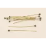Alfiler cabeza redonda y esmaltada 2mm*40mm Gris / Alfileres de Latón / Zamak