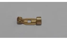 broche 13mm 1 agujero oro mate / Broches de Latón / Zamak