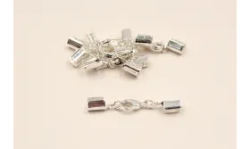 TERMINAL MOSQUETON  PLATA / Terminales de Latón / Zamak