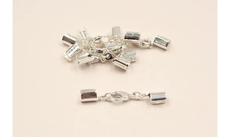 TERMINAL MOSQUETON  PLATA / Terminales de Latón / Zamak