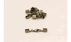 TERMINAL MOSQUETON ORO VIEJO / Terminales de Latón / Zamak