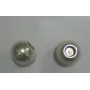 CIERRE IMAN BOLA 15mm ext- Agujero de 5mm p.Vieja / Cierres de Latón / Zamak