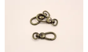 Mosquetón plano O.Viejo 44*17mm / Cierres de Latón / Zamak