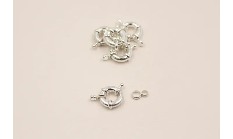 Cierre marinero plata 12mm  ext / Cierres de Latón / Zamak