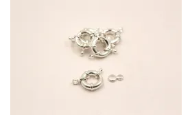 Cierre marinero plata 17mm ext / Cierres de Latón / Zamak